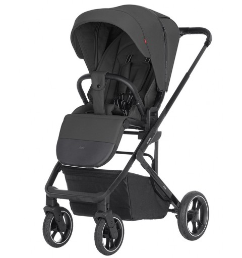 Carrello Alfa 2024 - wózek spacerowy z obracanym siedziskiem | Graphite Grey